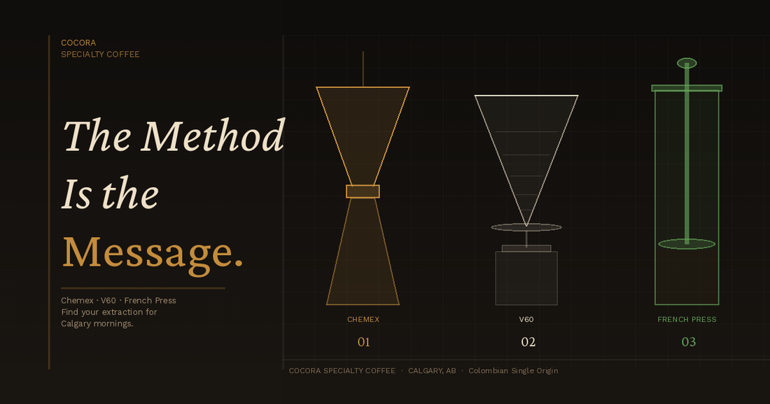 Chemex, V60 or French Press: Best Method for Calgary